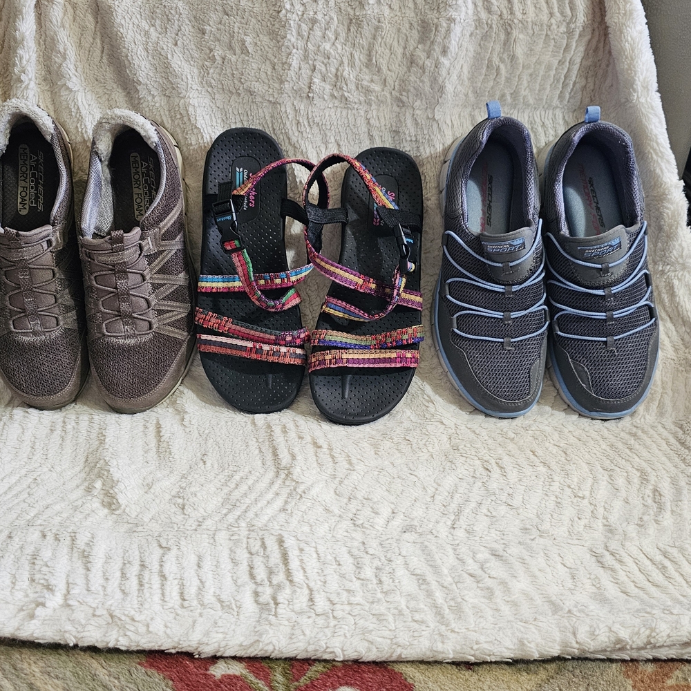 Lot of 3 Pairs of Skechers